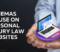 A man is holding a small graphic of a laptop depicting web design. Beside this man is the article title, "Personal Injury Law Schemas to Use on Law Websites."